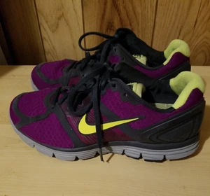 NIKE WOMANS SZ 8 LUNARGLIDE DYNAMIC SUPPORT LUNARLITE RUNNING SHOE PRE-OWNED VGC - Picture 1 of 7