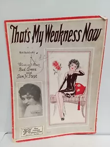 Partituras de Helen Kane That's My Weakness Now extra coros arte de portada de barbelle - Imagen 1 de 4