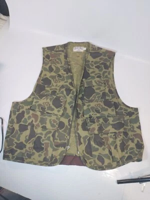 Blue Bill Redhead XL Camouflage Vest *Issues - Image 1 of 4