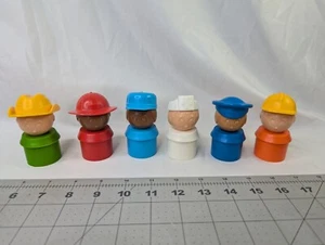 Tupperware People Figures Occupation Lot of 6 Tuppertoys Dart - Picture 1 of 7