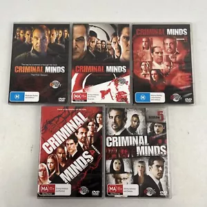 Criminal Minds Seasons 1-5 DVD Bundle Region 4 PAL TV Series Free Postage - Picture 1 of 6