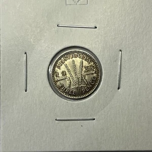 1938 Threepence Coin - Choice Uncirculated - George VI Silver Predecimal - Picture 1 of 2
