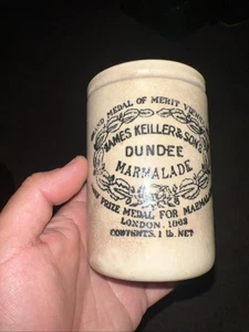 Dundee Orange Marmalade Crock Jar James Keiller & Son Jam Pot Made in England #3 - Picture 1 of 3