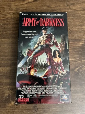 Army Of Darkness VHS Horror Video Tape 1992 a Evil Dead 3 Foto 1 de 4