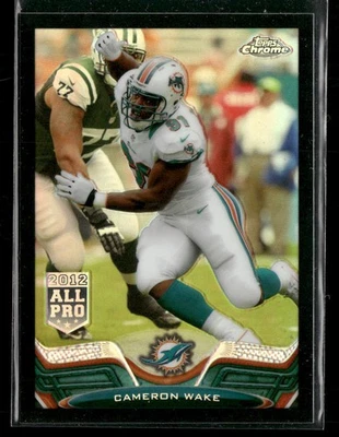2013 Topps Chrome #177 Cameron Wake Black Refractors #/299 - Image 1 of 2