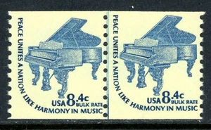 USA 1975 Piano 8.4¢ Coil Scott #1615Cd Shiny Gum MNH Q638 - Picture 1 of 6