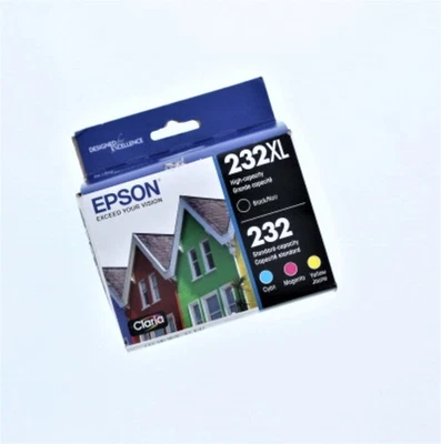 Epson 232XL/232 Ink Cartridge Black/Tri-Color - Image 1 of 3
