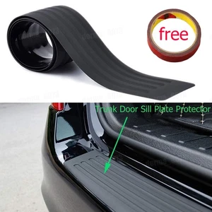 Car Trunk Door Sill Plate Protector Guard Strip Rear Bumper Cover Accessories - Bild 1 von 12