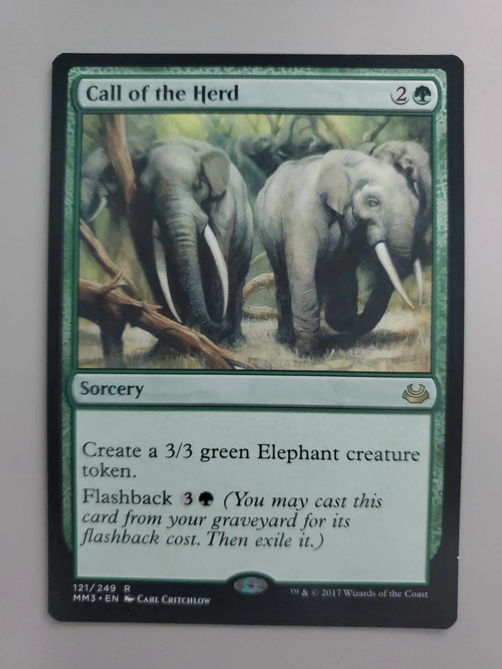 MTG Call of the Herd Modern Masters 2017 Regular Rare - Image 1 of 1