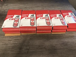 Lot of 5-packs of 1 (5 belts total) Diablo Tools 4''x36'' Sanding Belts 50 Grit - Picture 1 of 4