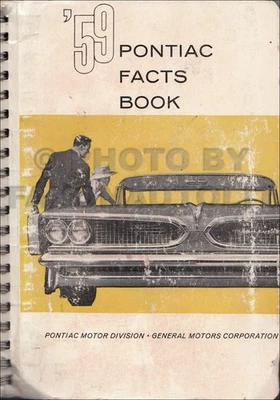 1959 Pontiac факты книга дилер альбом варианты особенности аксессуары - Изображение 1 из 3