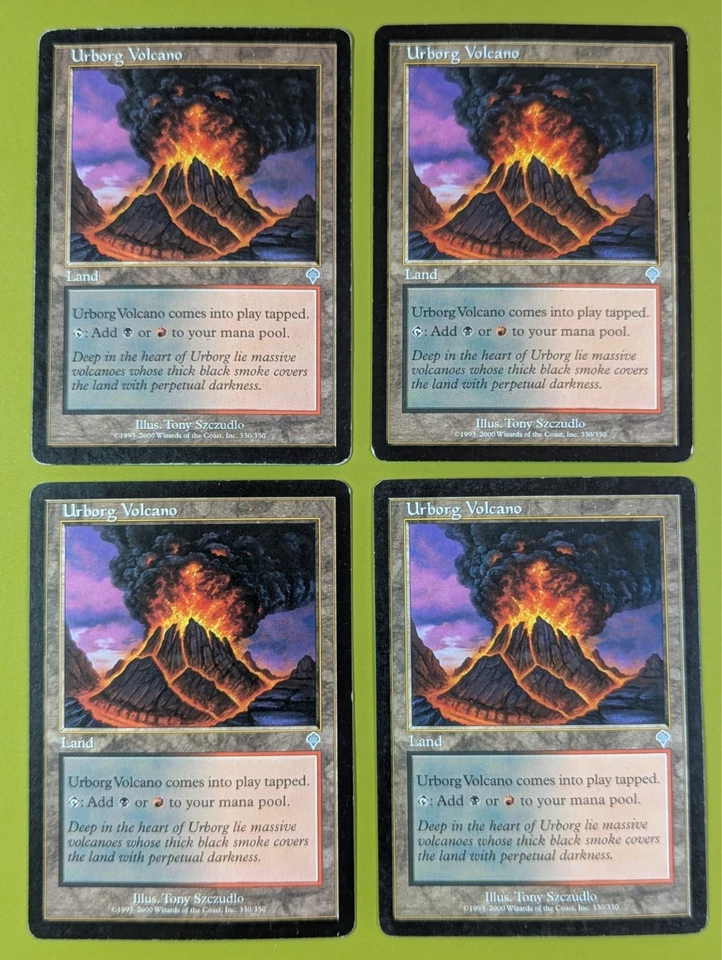 Urborg Volcano x4 Invasion 4x Magic the Gathering MTG - Image 1 of 1