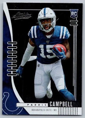 2019 Panini Absolute Blue Parris Campbell Indianapolis Colts #134 - Image 1 of 2