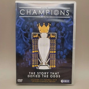 Leicester City Football Club 2015/2016 Champions DVD with Poster LCFC Barclays - Foto 1 di 5