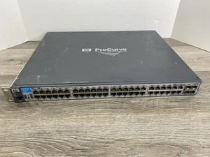 HP 2910al-48G 48 Port Ethernet Switch J9147A, W/ Rack Ears, No Cables Included - Picture 1 of 14