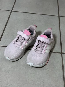 Adidas Girls Kids Pink Cloudfoam Sneakers TR21 Shoes size 13.5 - Picture 1 of 6