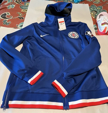NWT Nike Los Angeles Clippers 75th Anniversary Showtime Full Zip Hoodie Sz Large Cover