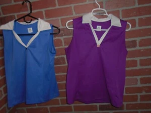TAIL WHITE LABEL GOLF WOMANS SLEEVELESS TOP SIZE MEDIUM LOT OF 2 - Picture 1 of 3