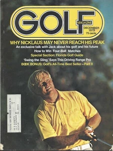 1973 DECEMBER Golf Magazine Jack Nicklaus, Florida Golf Guide GOOD - Picture 1 of 1