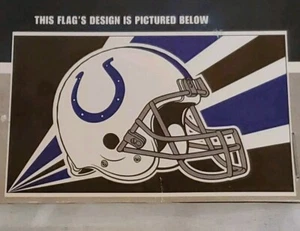 Indianapolis Colts Deluxe 3'x5' Flag New - Picture 1 of 5