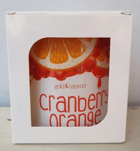 Gold Canyon Candle Company Cranberry Orange Candle 2 Wick Jar 14.5oz - Picture 1 of 6