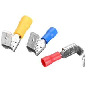 50-140x Piggy Back 6.3mm Piggyback Terminal Insulated Crimp Spade Wire Connector - Picture 1 of 15
