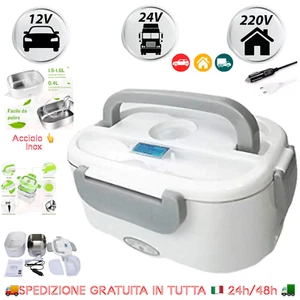 ✅Scaldavivande Elettrico in acciaio per Auto/Camion e Ufficio 2in1 220V/12/24V - Zdjęcie 1 z 10