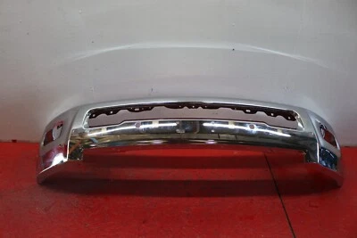 2010 2018 DODGE RAM 2500 3500 FRONT BUMPER COVER CHROME WITH SENSOR HOLES - Image 1 of 4