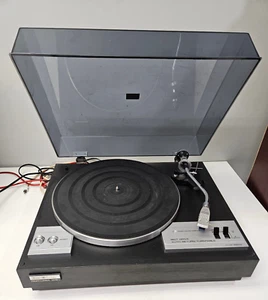 Tocadiscos Sears Professional Series Modelo 28669 Correa Tipo S Brazo Madera Negra - Imagen 1 de 24