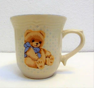 Tienshan Stoneware Motif Blue Theodore Teddy Country Bear Cup/Mug - Picture 1 of 6