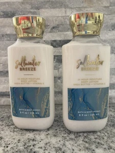 NEW X1 Bath Body Works SALTWATER BREEZE Body Lotion Moisturizer 8 oz Shea Butter - Picture 1 of 3