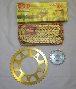 Aprilia Tuono Factory V4 21-24 DID 525 VX Chain & JT/Talon Sprocket Kit 15t/43. - Picture 1 of 1