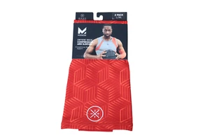 Mission Dwyane Wade Collection Compression Arm Sleeves Hex Orange/Gray Size L/XL - Picture 1 of 4