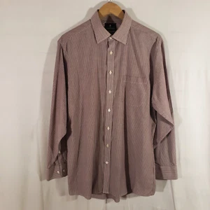 Stafford Regular Fit Gr. 161⁄2 34-35 lila gestreift Reise Performance Super Shirt - Bild 1 von 10
