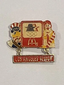 McDonald's Los Angeles 1984 Olympic Games Ronald & Sam the Eagle Lapel Pin - Picture 1 of 5