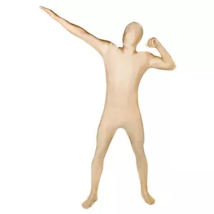 Gold Morphsuit M XXL Men`s Women`s Skinsuit Zentai Suit Halloween Costume - Picture 1 of 8