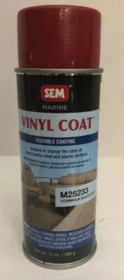 SEM M25233, Formula Boats Red, Marine VINYL COAT™ 12 oz. Aerosol Foto 1 de 4