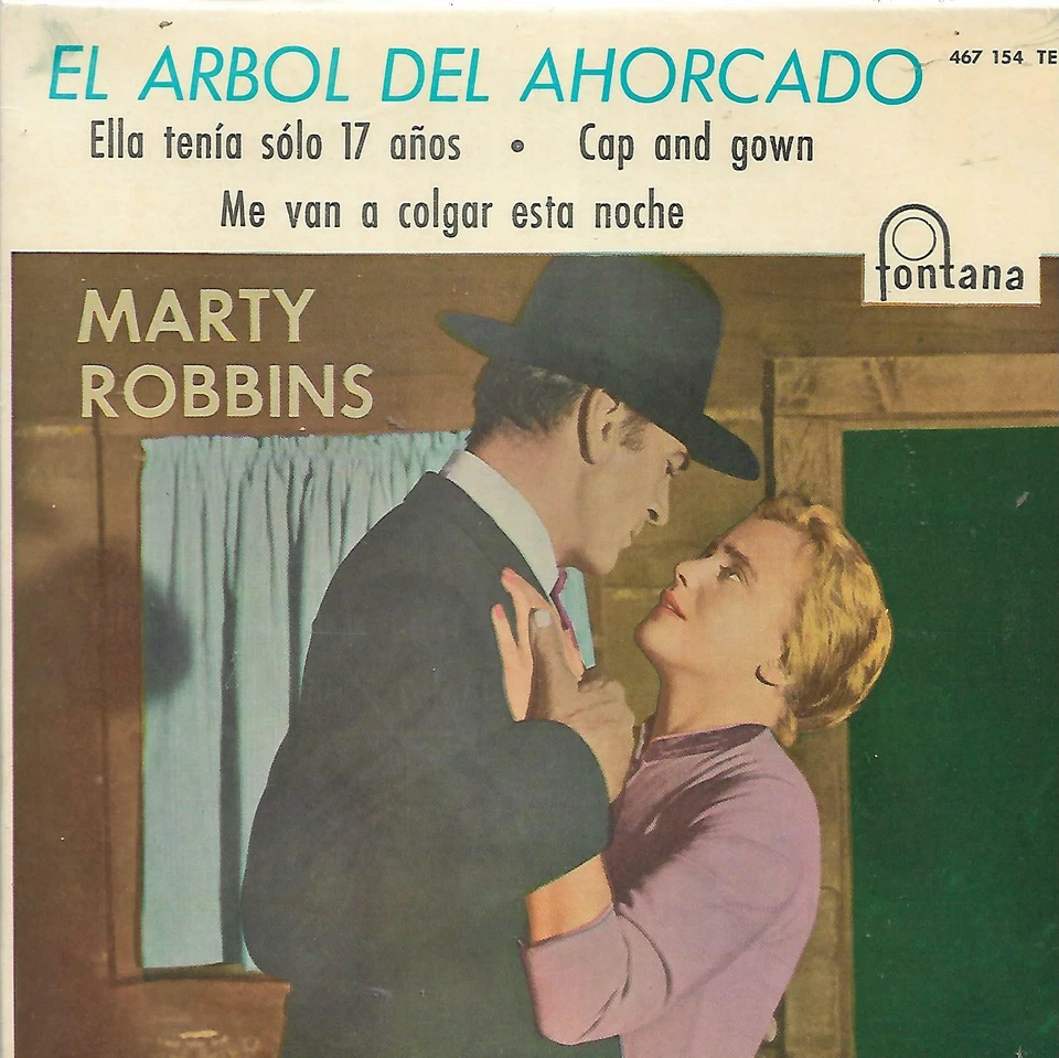 MARTY ROBBINS EP Spain 1960 The Hanging Tree +3 GARY COOPER MARIA SCHELL - Image 1 of 1