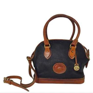 DOONEY & Bourke All Weather Leather Norfolk Case Shoulder Bag /Satchel - Black - Picture 1 of 16