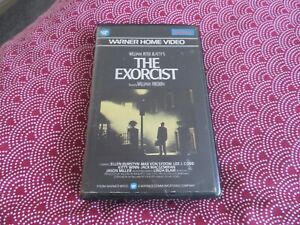 THE EXORCIST (BLUE RENTAL LABEL 1st EDTN) - WARNER - (PRE-CERT HORROR VHS VIDEO)