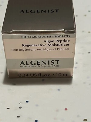 ALGENIST Algae Peptide Regenerative Moisturizer 10 ml 0.34 fl oz Travel size NIB - Image 1 of 4