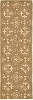 Safavieh Chelsea BROWN / GREEN 2'-6" X 8' Runner - HK376C-28 - Image 1 of 3