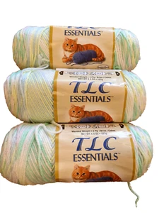 3 Skeins  BABY GREENT  Yarn  Delights Acrylic 4-Ply Worsted 4.5oz each New - Picture 1 of 6