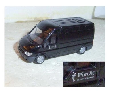 Rietze Ford Transit - Leichenwagen Pietät /  1:87 - Sondermodell - OvP. - selten - Bild 1 von 2