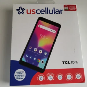 US Cellular TCL ION Z Prepaid Black Smartphone 5.5” 32GB 3GB Ram 5MP NEW SEALED! - Picture 1 of 7