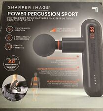 Sharper Image Compact Sport Power Percussion Massager Travel Size - NIB