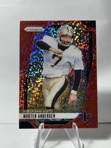 2024 PANINI PRIZM #211 MORTEN ANDERSON RED SPARKLE PRIZM SP SAINTS - Picture 1 of 2