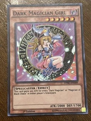 Dark Magician Girl DPBC-EN009 - Battle City - 1st Edition Super Rare LP - Image 1 of 4