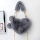 Love Bags Soft Plush Handbags Women Valentine