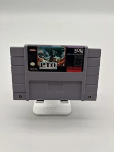 P.T.O. Super Nintendo SNES Video Game Cart Only Tested - Picture 1 of 3